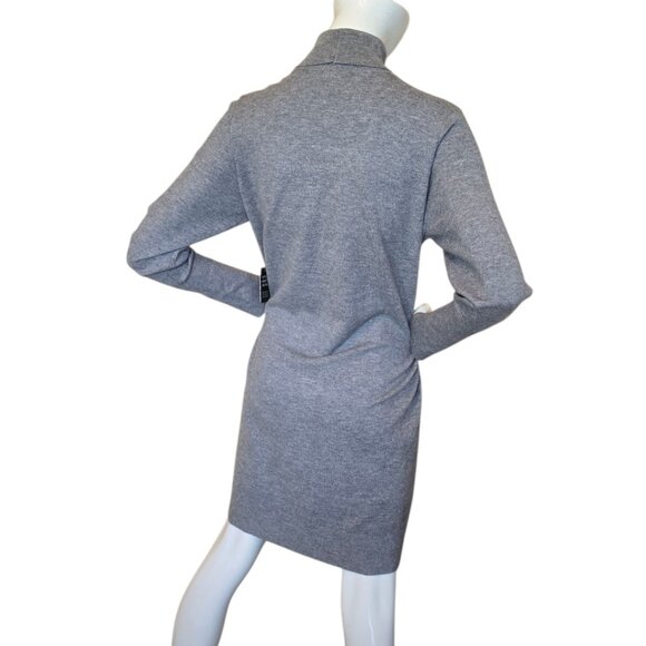 🏷️NWT - EXPRESS Gray Turtleneck Sweater Dress sz XL - NWT🏷️ - Picture 4 of 6